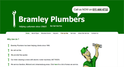 Desktop Screenshot of bramleyplumbers.co.za